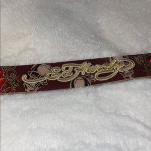Ed Hardy leather belt